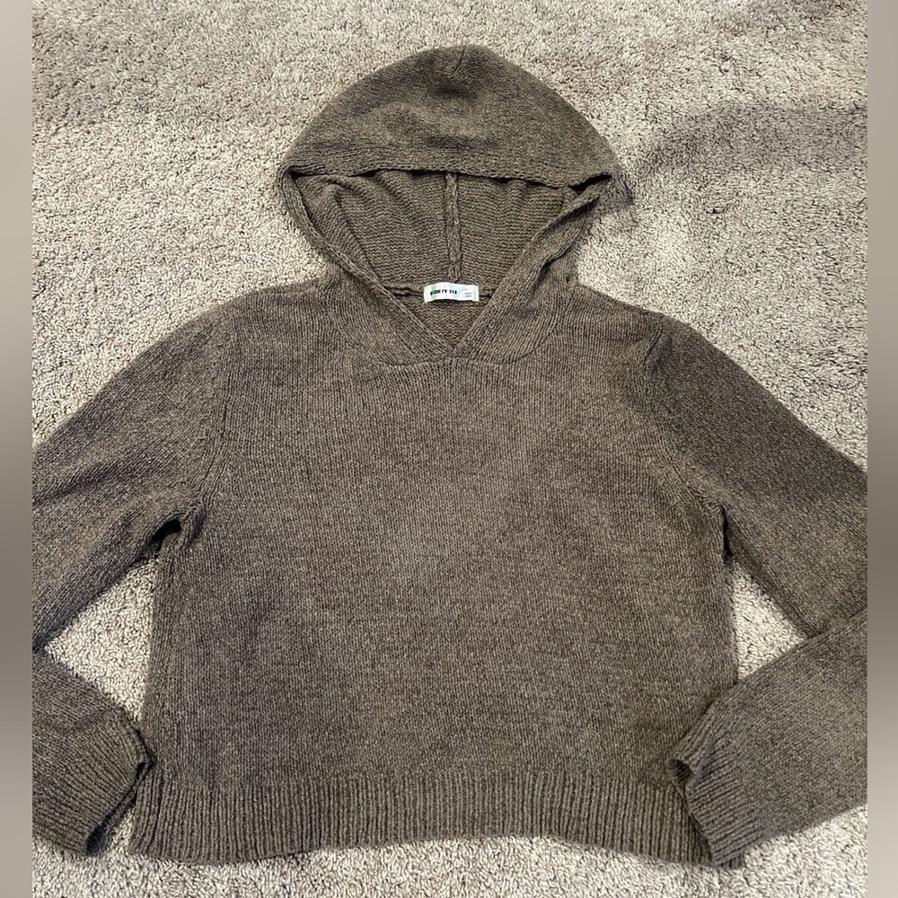 Green Hooded Sweater